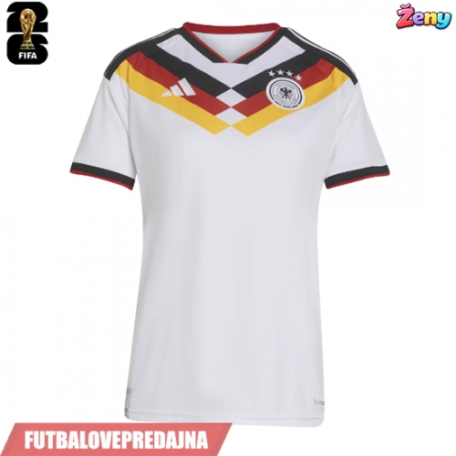 Lacne Ženy Futbalové dres Nemecko MS 2026 Krátky Rukáv - Domáci